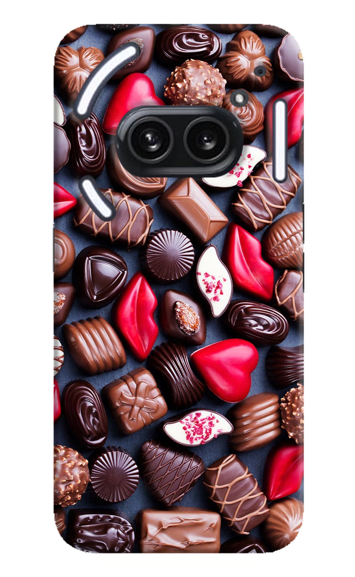 Chocolates Nothing Phone 2A Plus Hard Case Back Cover by Casekaro