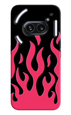 Fire Flames Nothing Phone 2A Plus Hard Case Back Cover by Casekaro