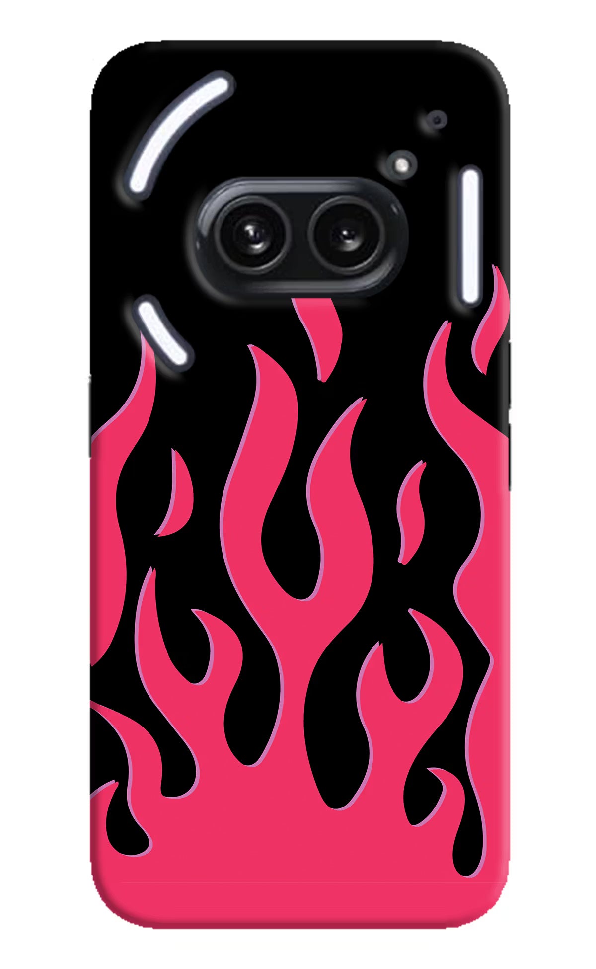 Fire Flames Nothing Phone 2A Plus Hard Case Back Cover by Casekaro