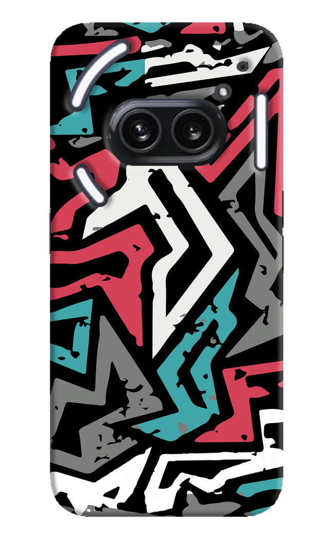 Geometric Graffiti Nothing Phone 2A Plus Hard Case Back Cover by Casekaro