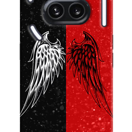 Wings Nothing Phone 2A Plus Hard Case Back Cover by Casekaro