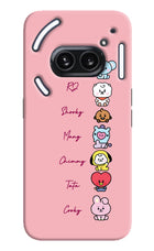 BTS names Nothing Phone 2A Plus Hard Case Back Cover by Casekaro