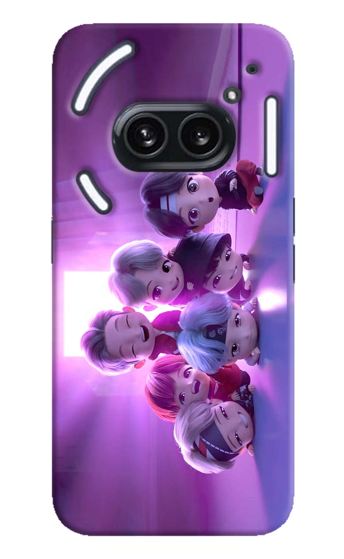 BTS Chibi Nothing Phone 2A Plus Hard Case Back Cover by Casekaro