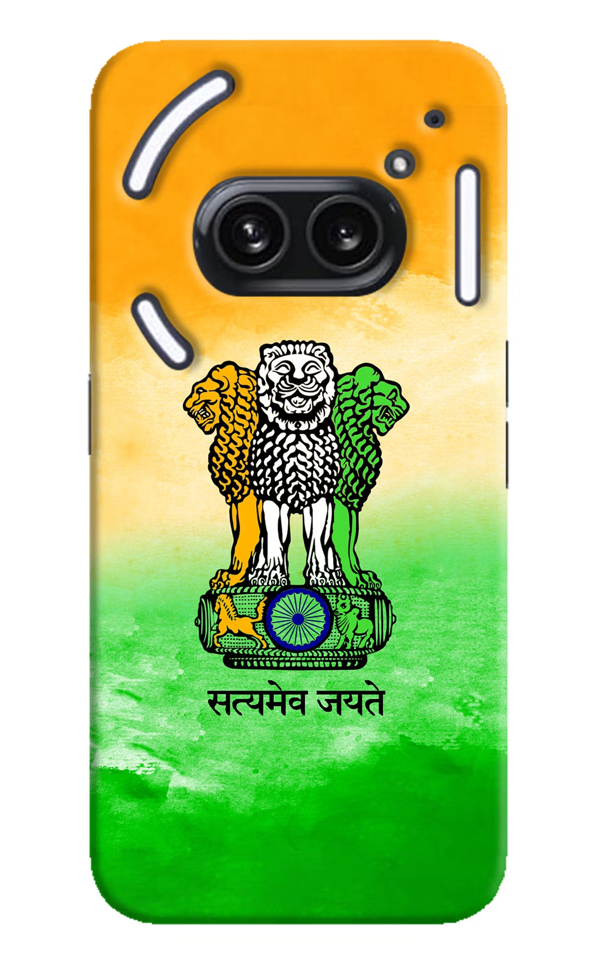 Satyamev Jayate Flag Nothing Phone 2A Plus Hard Case Back Cover by Casekaro