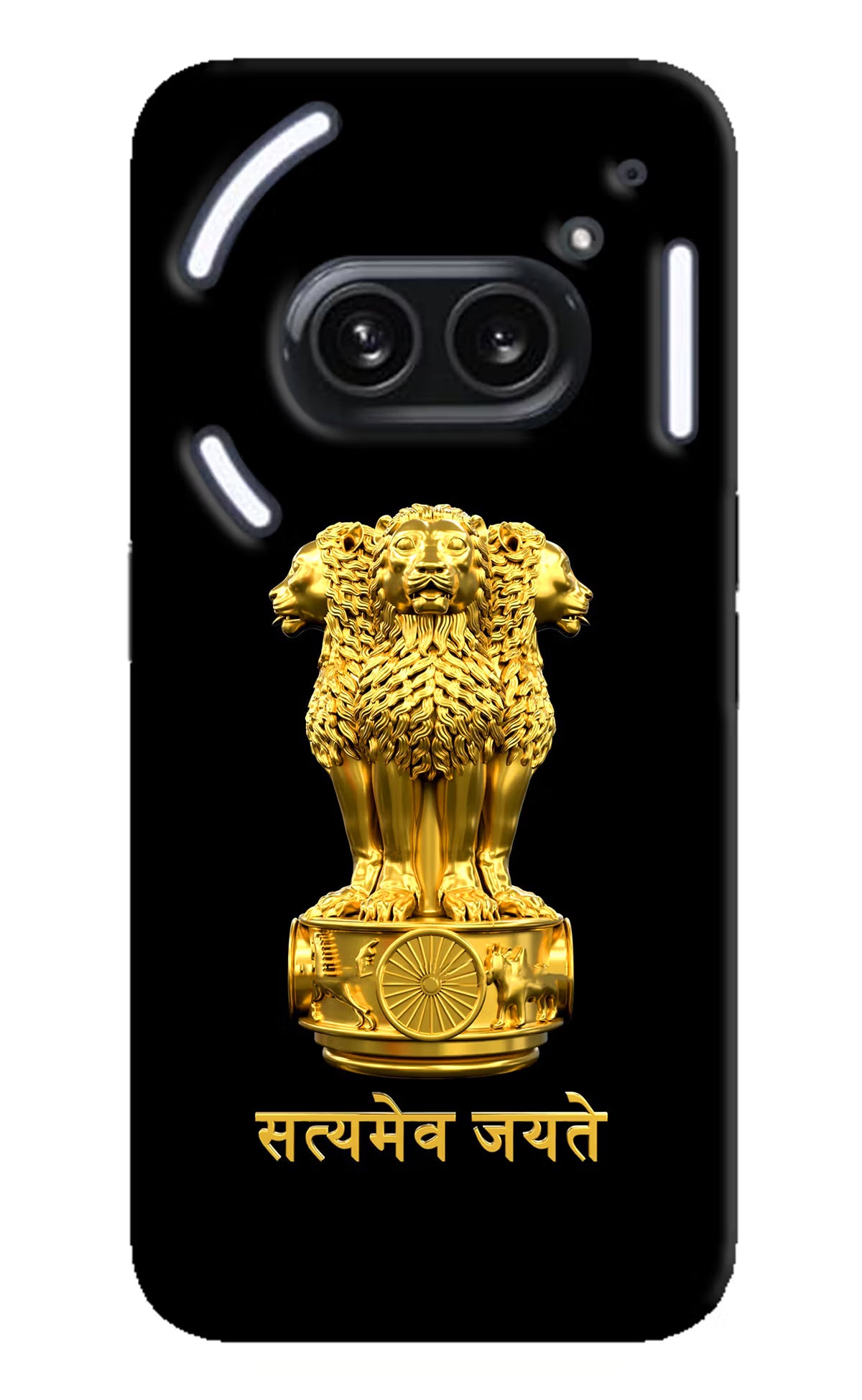 Satyamev Jayate Golden Nothing Phone 2A Plus Hard Case Back Cover by Casekaro