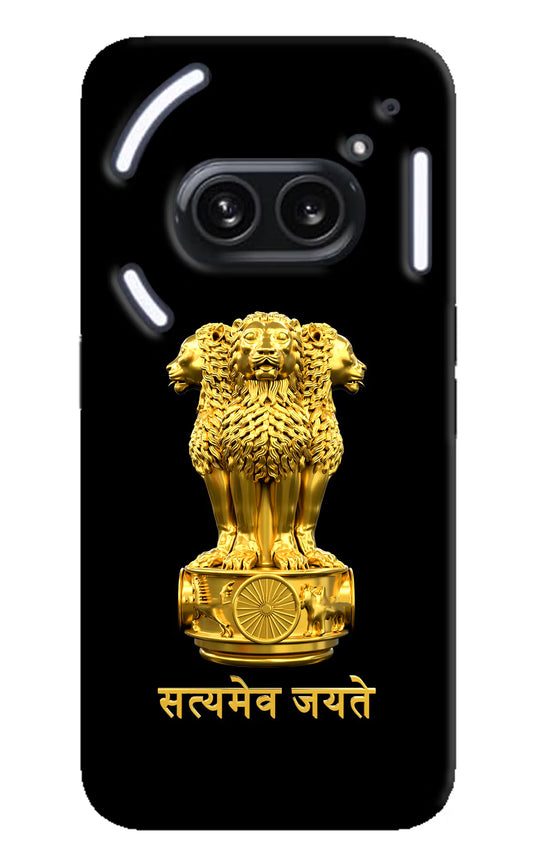 Satyamev Jayate Golden Nothing Phone 2A Plus Hard Case Back Cover by Casekaro