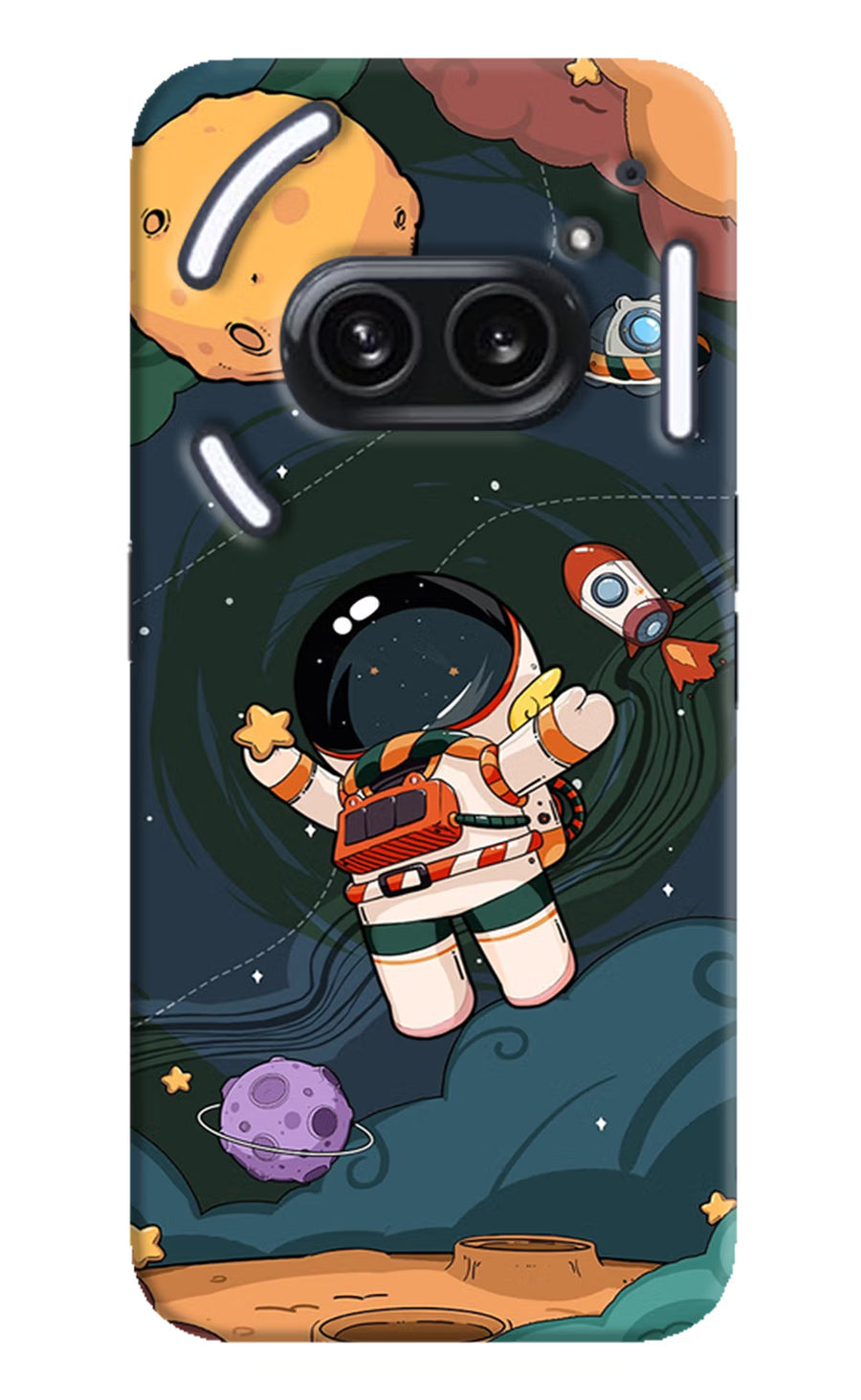 Cartoon Astronaut Nothing Phone 2A Plus Back Cover, Hard case