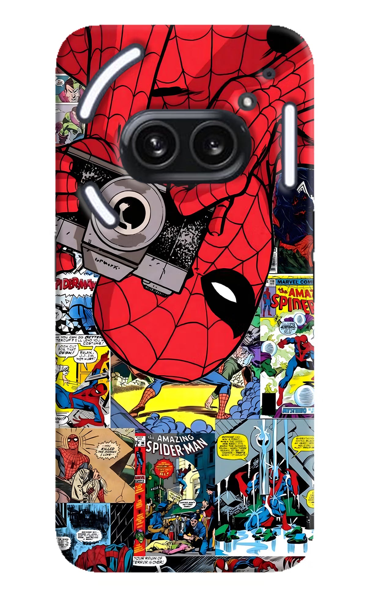 Spider Man Nothing Phone 2A Plus Hard Case Back Cover by Casekaro