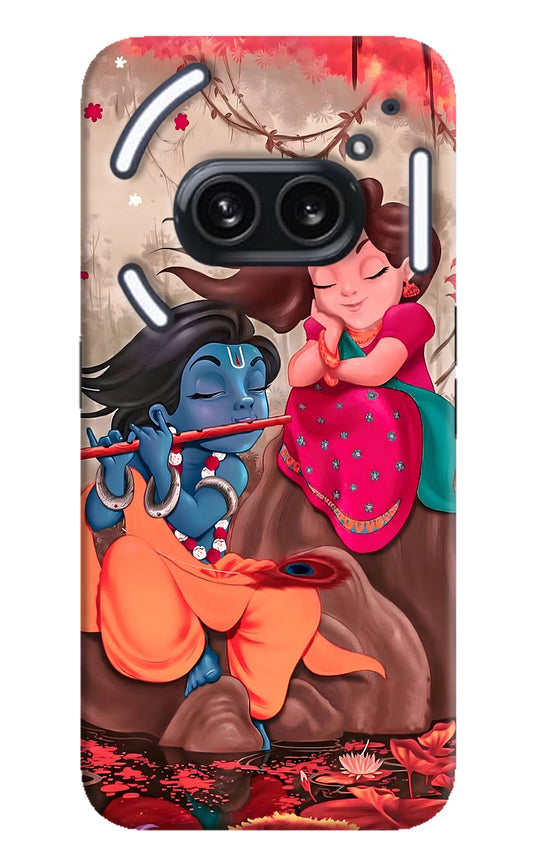 Radhe Krishna Nothing Phone 2A Plus Hard Case Back Cover by Casekaro