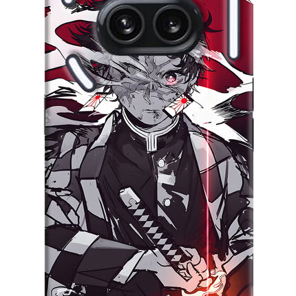 Demon Slayer Nothing Phone 2A Plus Hard Case Back Cover by Casekaro