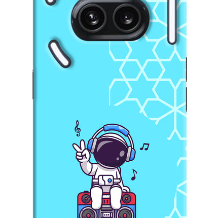 Cute Astronaut Chilling Nothing Phone 2A Plus Hard Case Back Cover by Casekaro