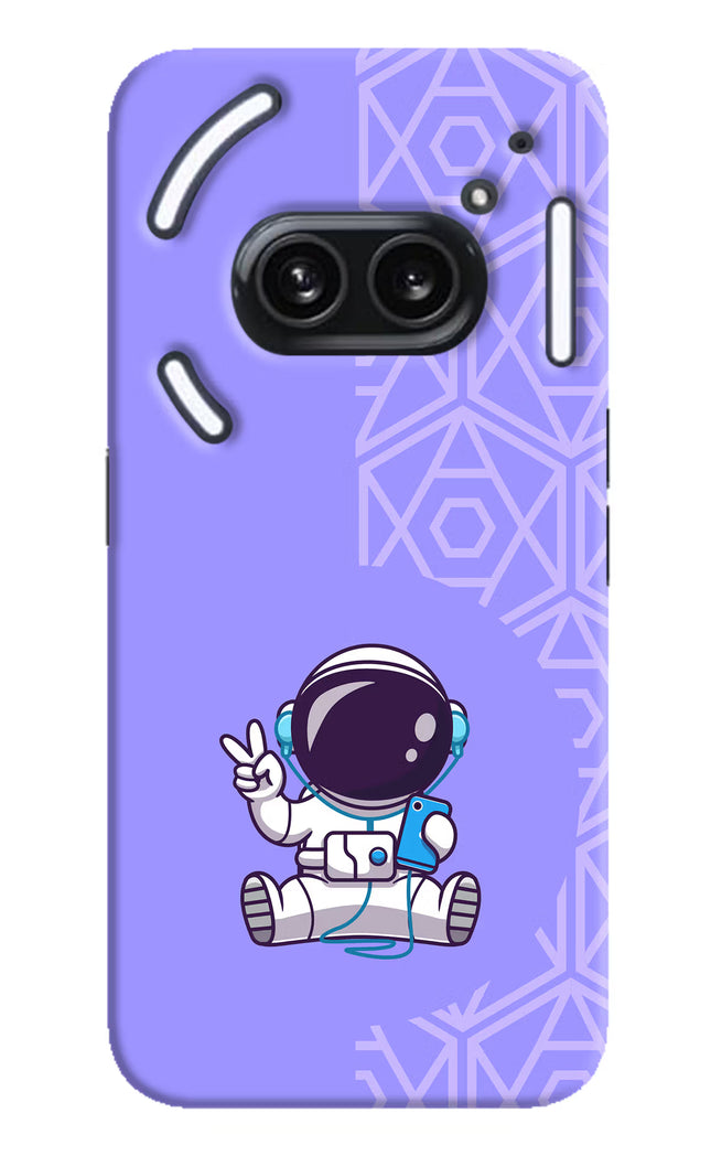 Cute Astronaut Chilling Nothing Phone 2A Plus Hard Case Back Cover by Casekaro