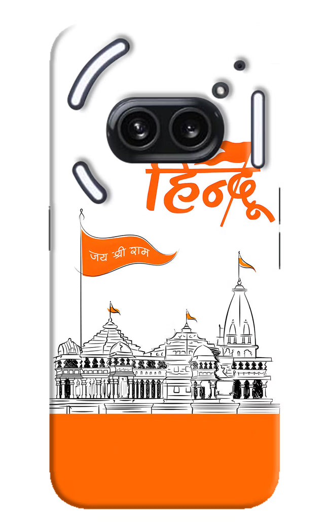 Jai Shree Ram Hindu Nothing Phone 2A Plus Hard Case Back Cover by Casekaro