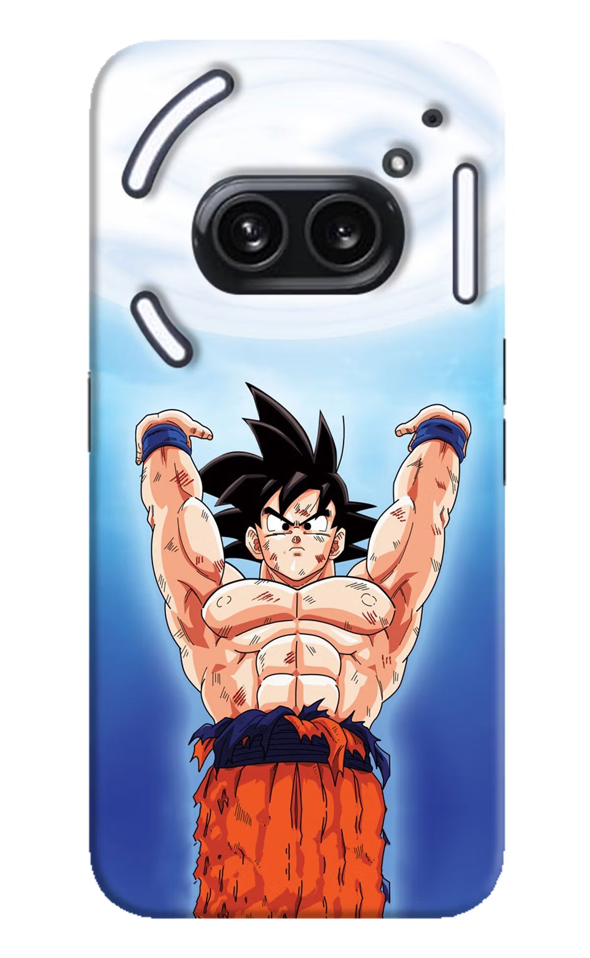 Goku Power Nothing Phone 2A Plus Hard Case Back Cover by Casekaro