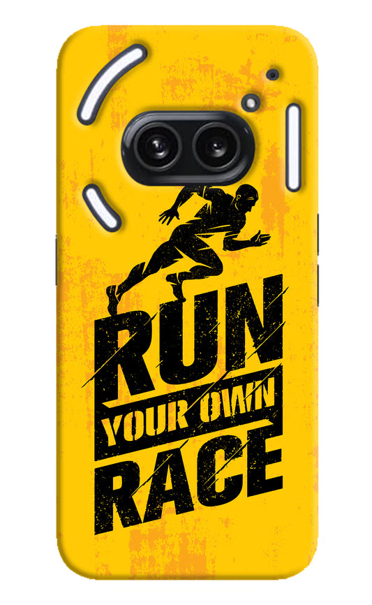 Run Your Own Race Nothing Phone 2A Plus Hard Case Back Cover by Casekaro