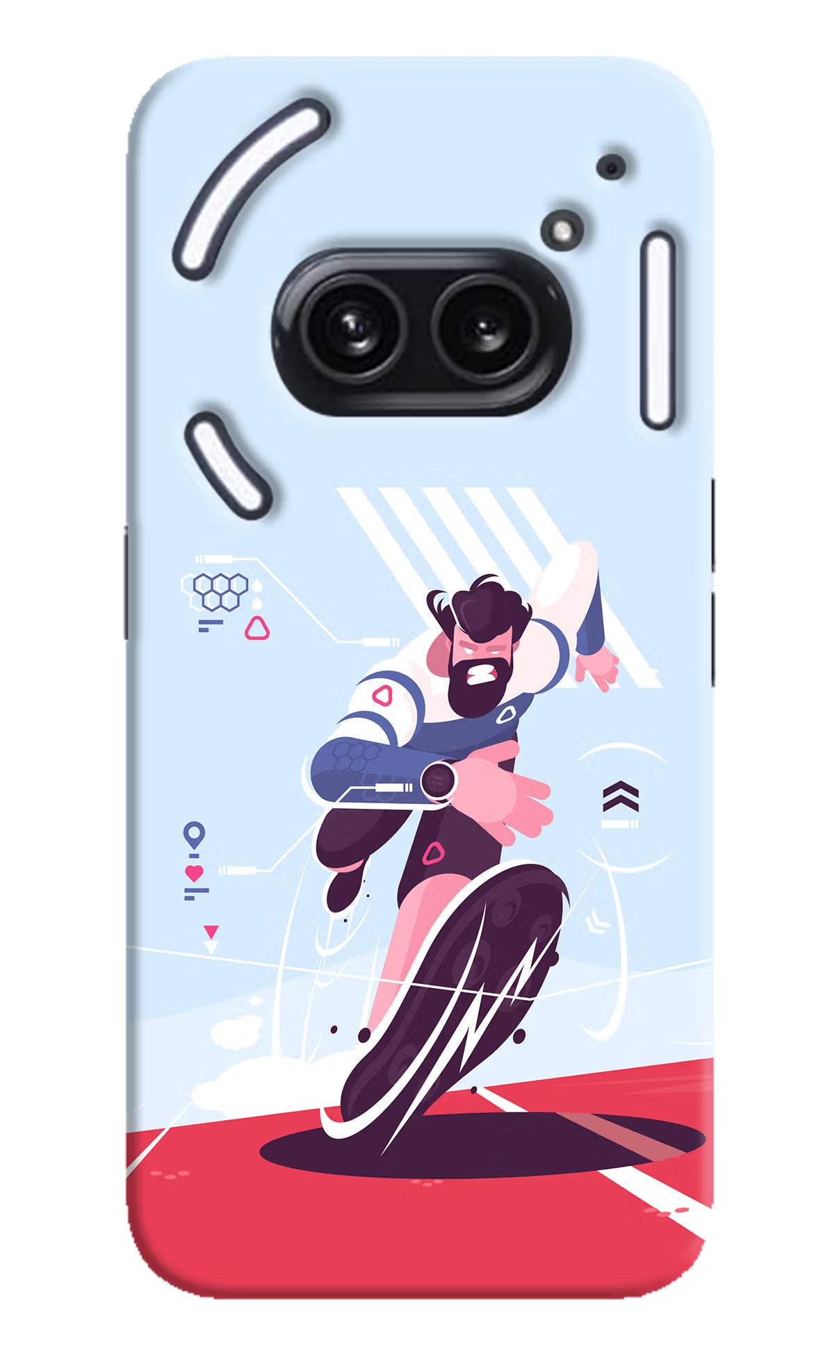 Run Pro Nothing Phone 2A Plus Hard Case Back Cover by Casekaro