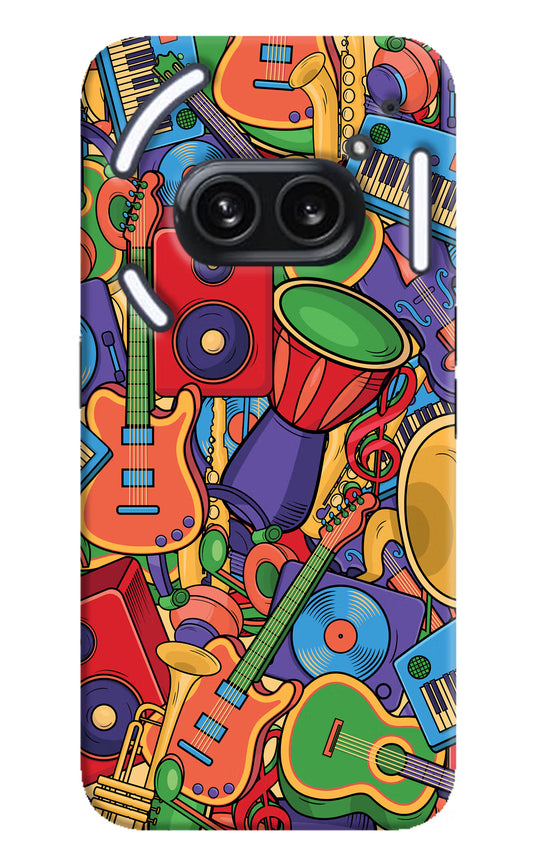 Music Instrument Doodle Nothing Phone 2A Plus Hard Case Back Cover by Casekaro