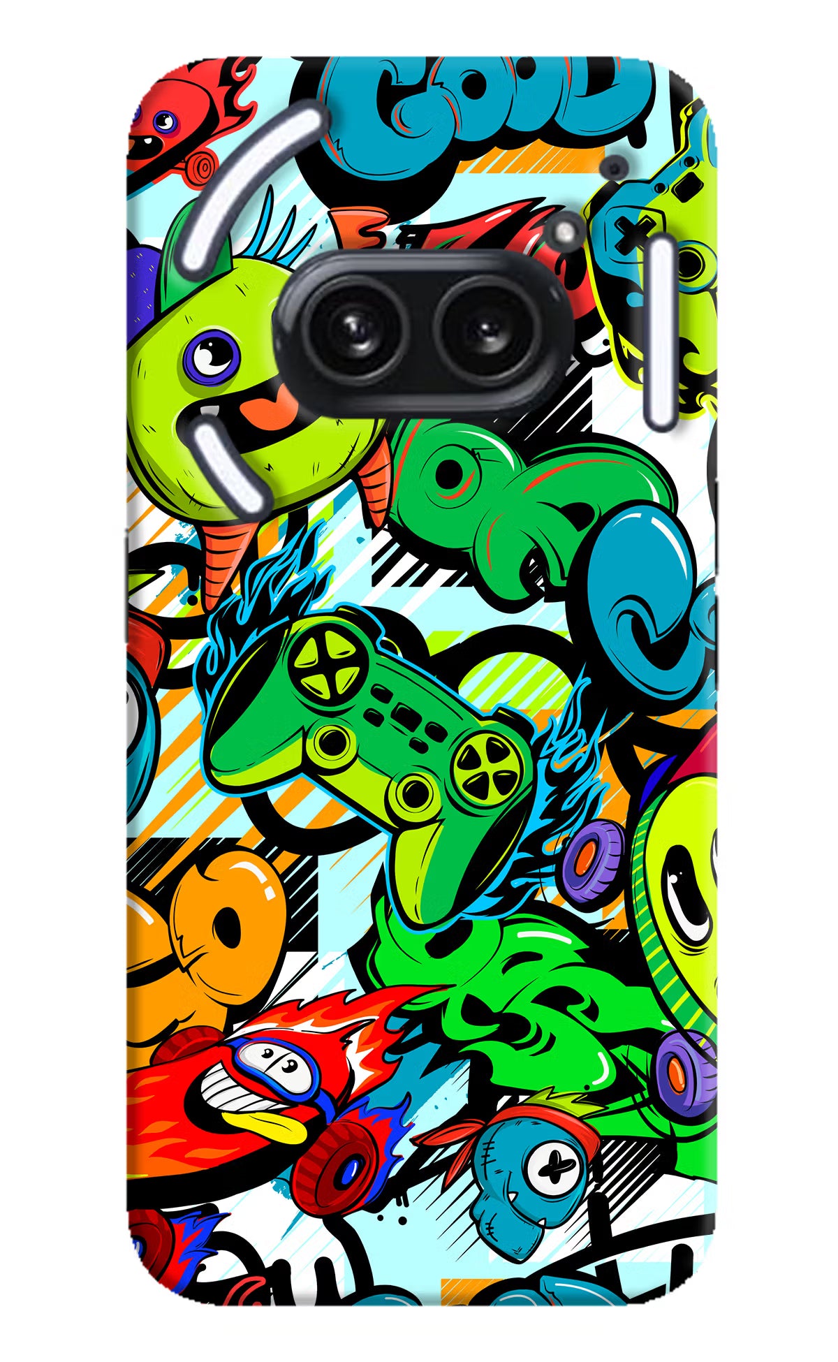 Game Doodle Nothing Phone 2A Plus Hard Case Back Cover by Casekaro