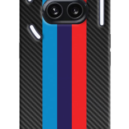 BMW Stripes Pattern Nothing Phone 2A Plus Hard Case Back Cover by Casekaro