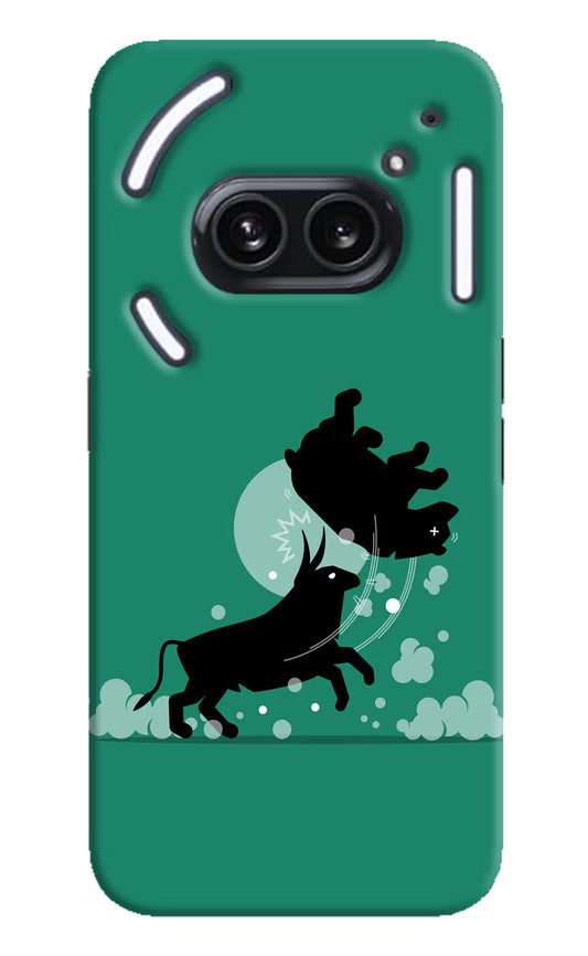 Bull Conqueror Nothing Phone 2A Plus Hard Case Back Cover by Casekaro