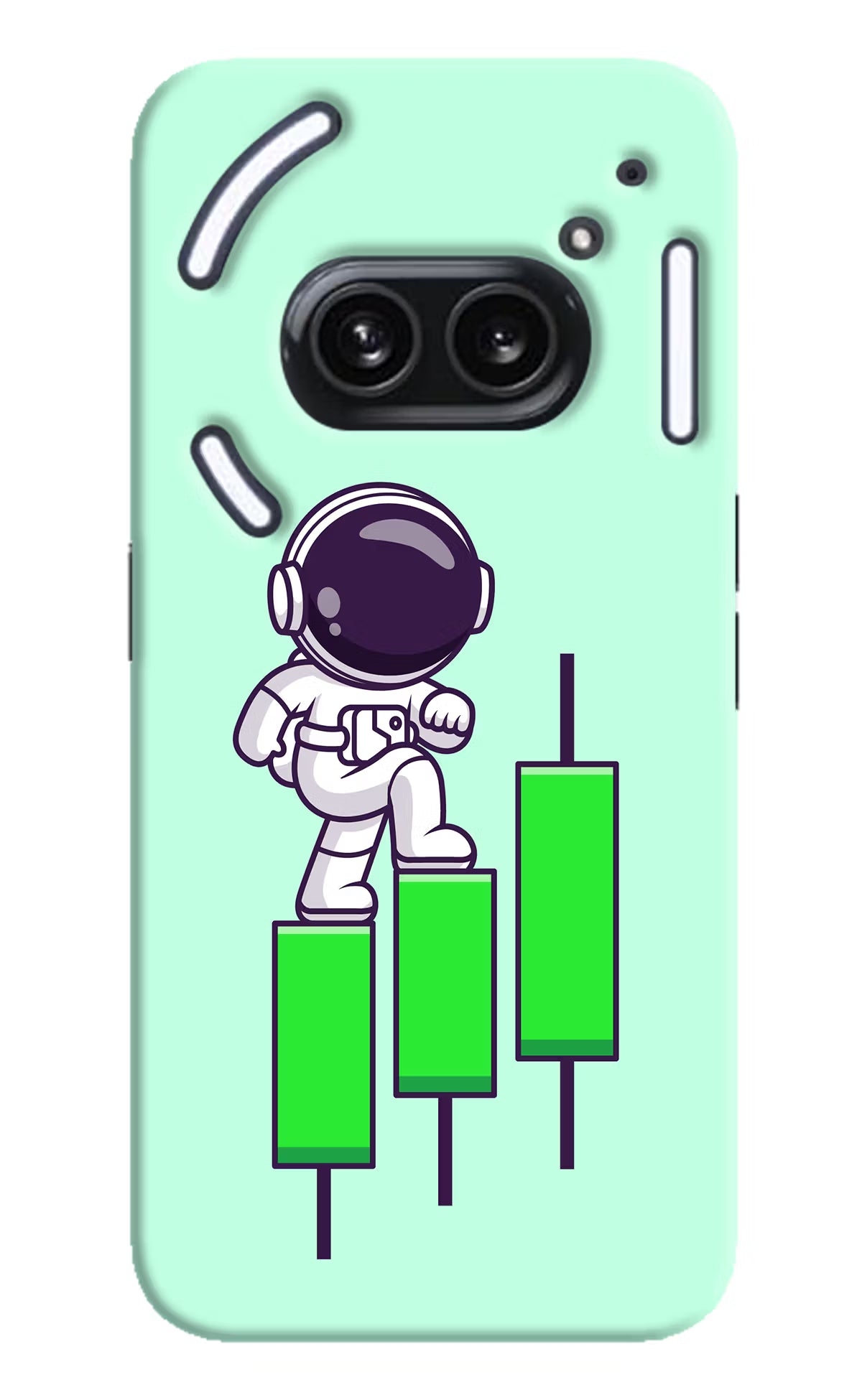 Astronaut Trader Nothing Phone 2A Plus Hard Case Back Cover by Casekaro
