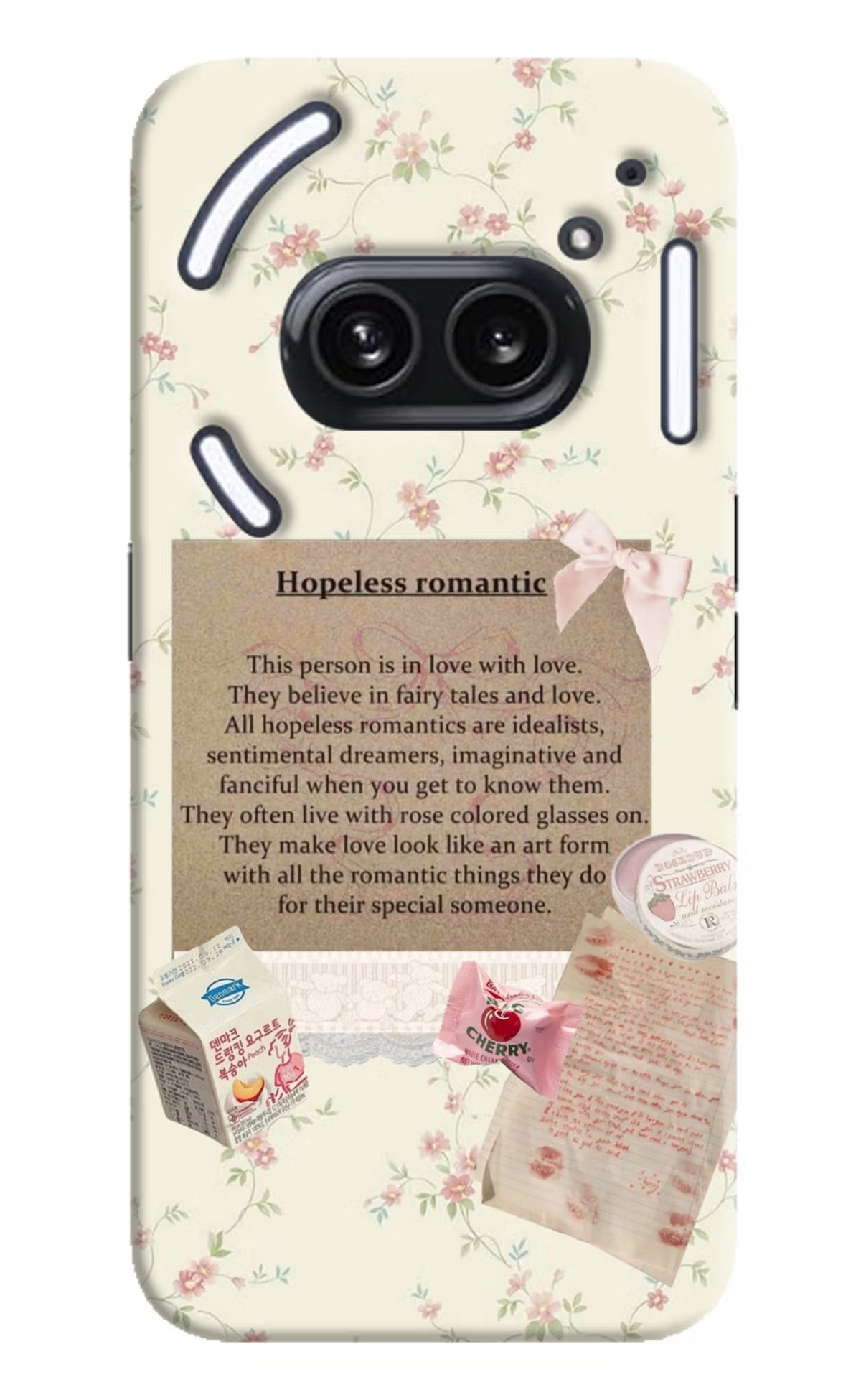 Hopeless Romantic Nothing Phone 2A Plus Hard Case Back Cover by Casekaro
