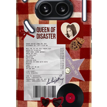 Queen of Disaster Nothing Phone 2A Plus Hard Case Back Cover by Casekaro