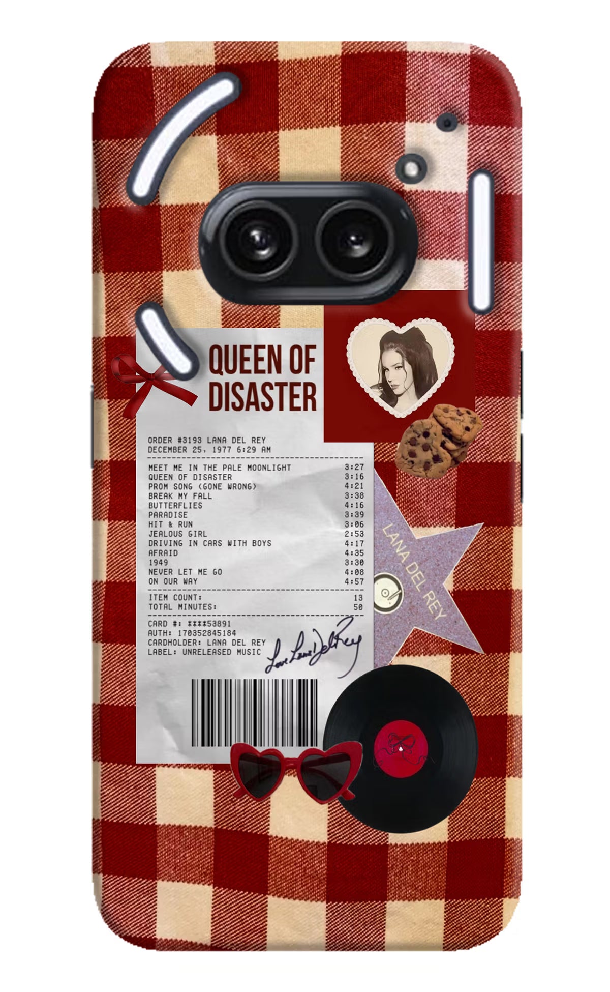 Queen of Disaster Nothing Phone 2A Plus Hard Case Back Cover by Casekaro