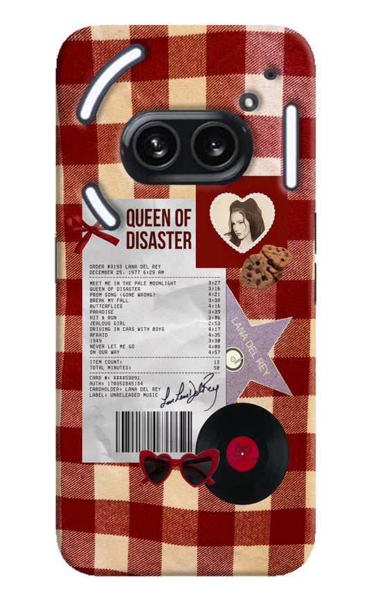 Queen of Disaster Nothing Phone 2A Plus Hard Case Back Cover by Casekaro