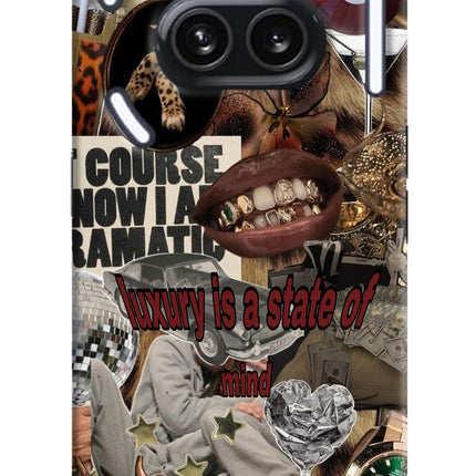 Luxury Nothing Phone 2A Plus Hard Case Back Cover by Casekaro
