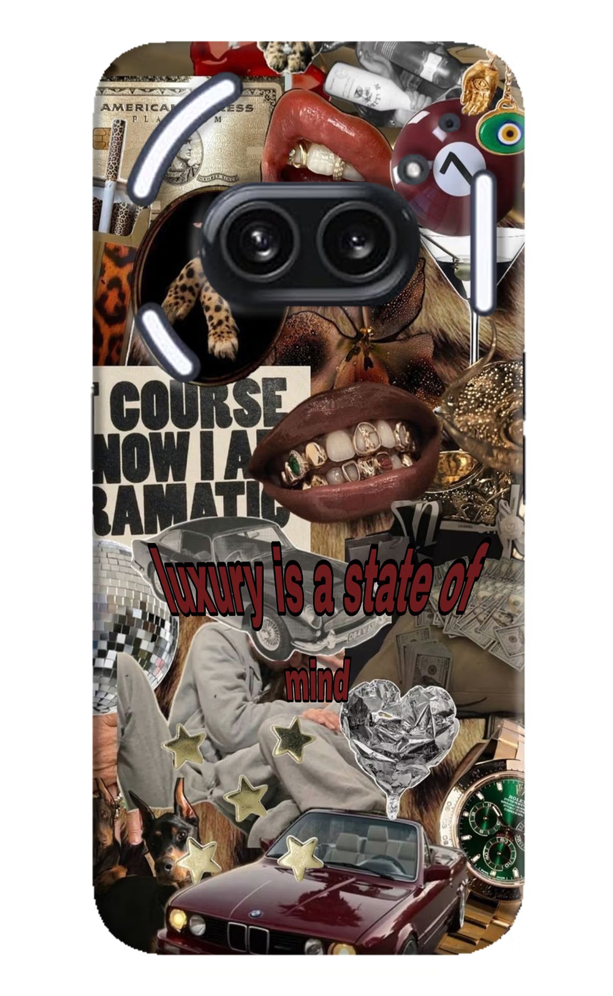 Luxury Nothing Phone 2A Plus Hard Case Back Cover by Casekaro