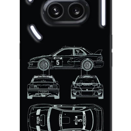 WRC'99 Nothing Phone 2A Plus Hard Case Back Cover by Casekaro