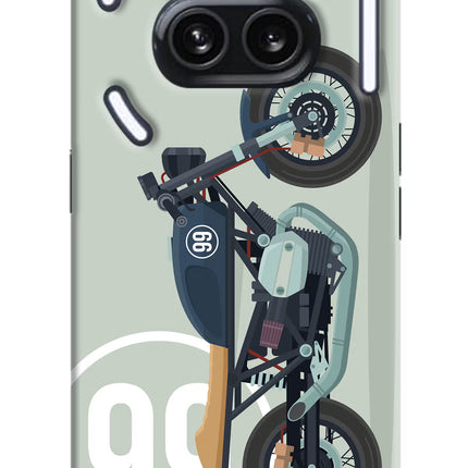 Classic Cafe Racer 99 Nothing Phone 2A Plus Hard Case Back Cover by Casekaro