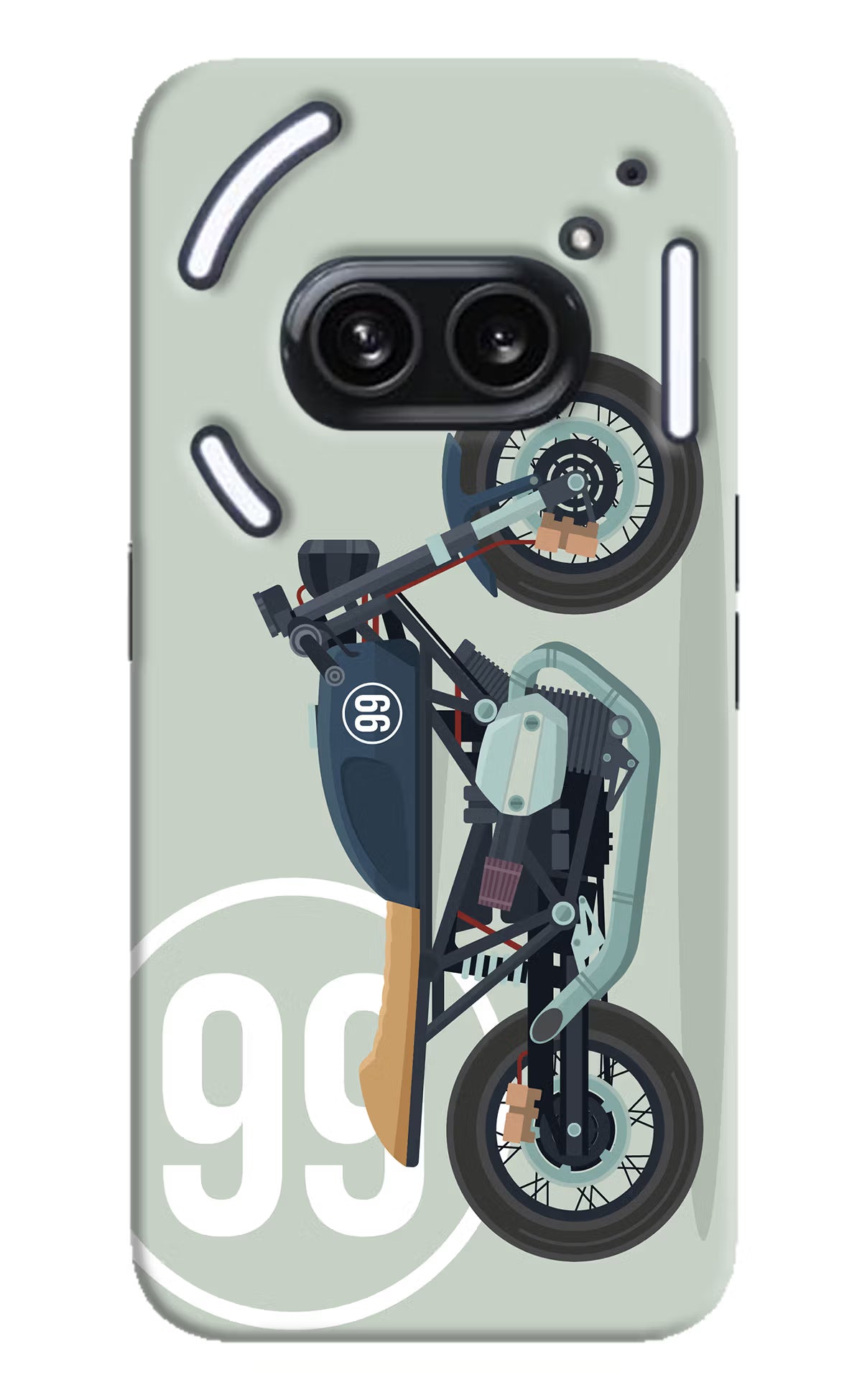 Classic Cafe Racer 99 Nothing Phone 2A Plus Hard Case Back Cover by Casekaro