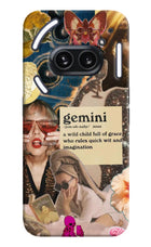 Gemini Zodiac Nothing Phone 2A Plus Hard Case Back Cover by Casekaro