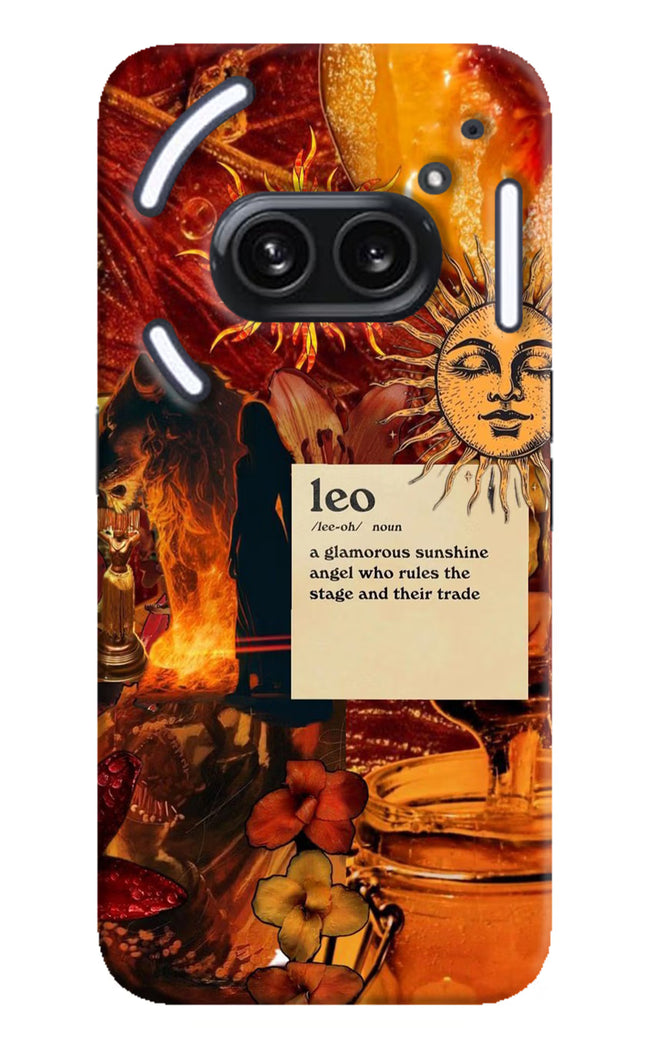 Leo Zodiac Nothing Phone 2A Plus Hard Case Back Cover by Casekaro