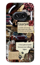 Taurus Zodiac Nothing Phone 2A Plus Hard Case Back Cover by Casekaro