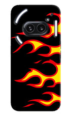 Side Sweep Flames Nothing Phone 2A Plus Hard Case Back Cover by Casekaro