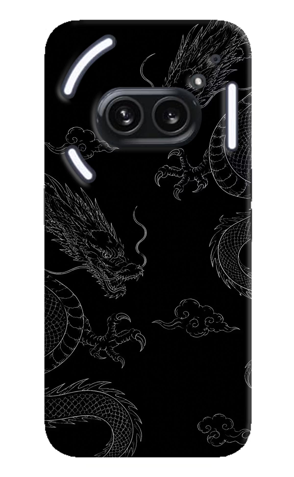 Twin Dragons Nothing Phone 2A Plus Hard Case Back Cover by Casekaro