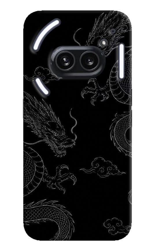 Twin Dragons Nothing Phone 2A Plus Hard Case Back Cover by Casekaro