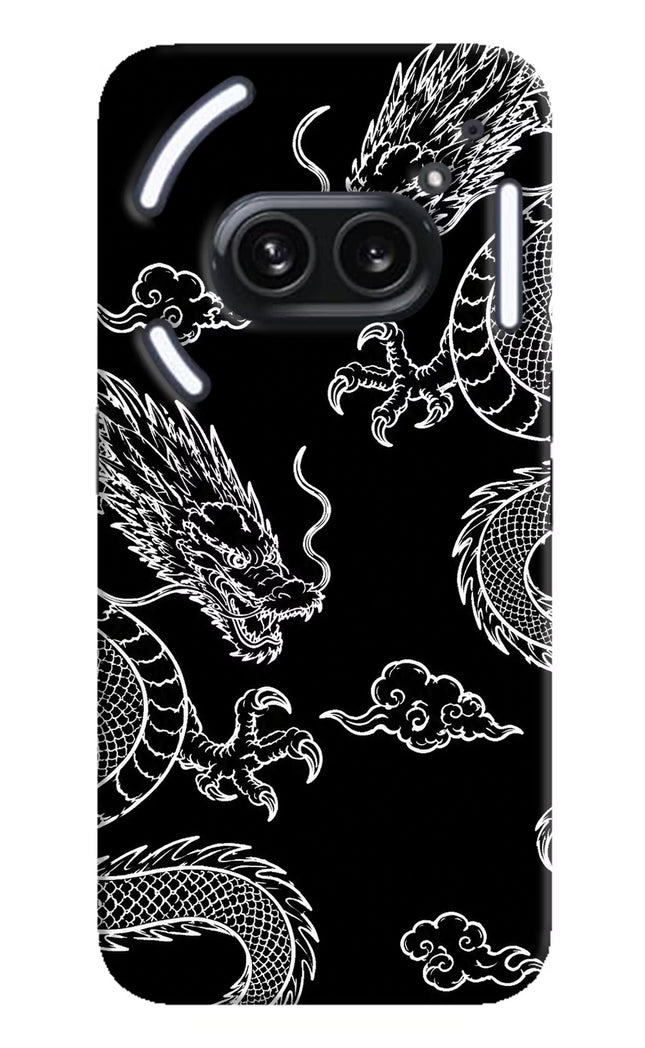 Twin Dragons Nothing Phone 2A Plus Hard Case Back Cover by Casekaro
