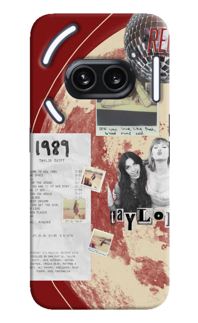 Taylor Swift Nothing Phone 2A Plus Hard Case Back Cover by Casekaro