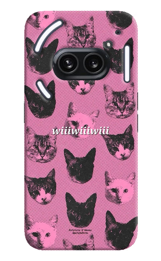 Pink Cats Nothing Phone 2A Plus Hard Case Back Cover by Casekaro