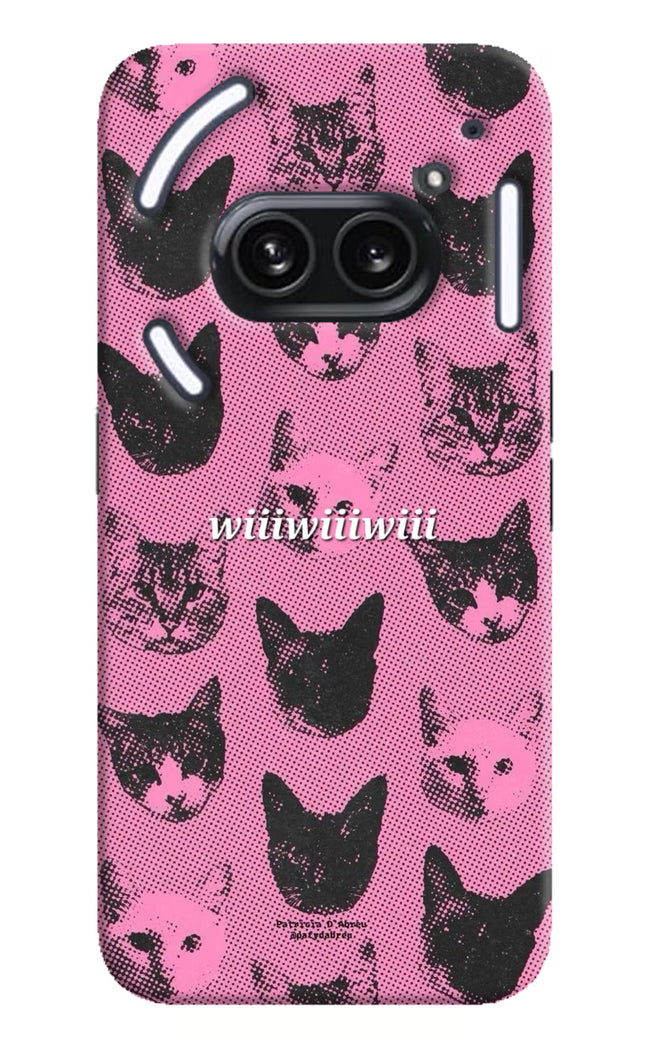 Pink Cats Nothing Phone 2A Plus Hard Case Back Cover by Casekaro