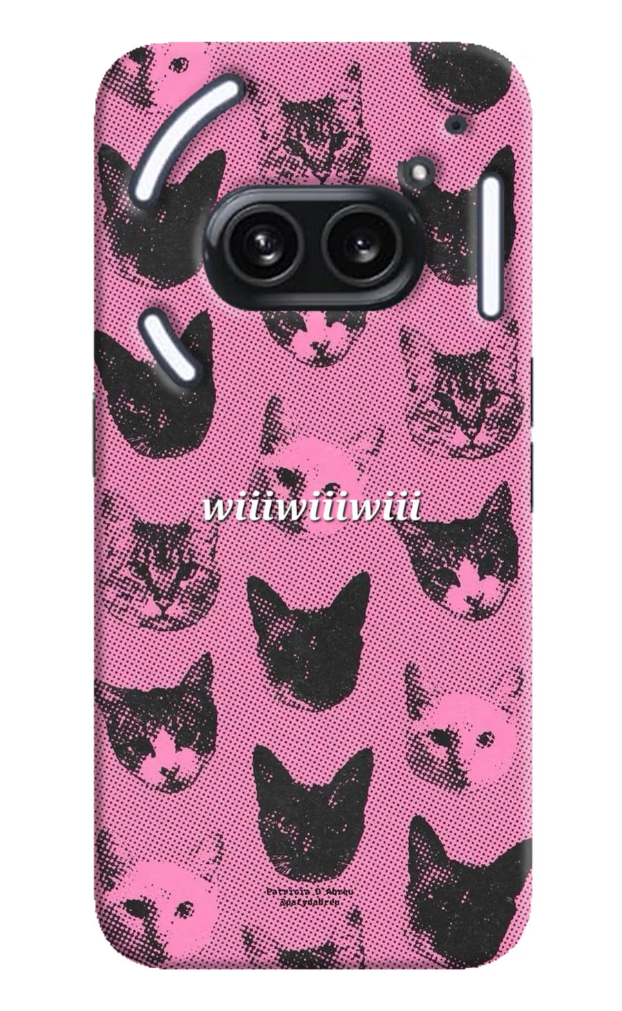 Pink Cats Nothing Phone 2A Plus Back Cover, Hard case