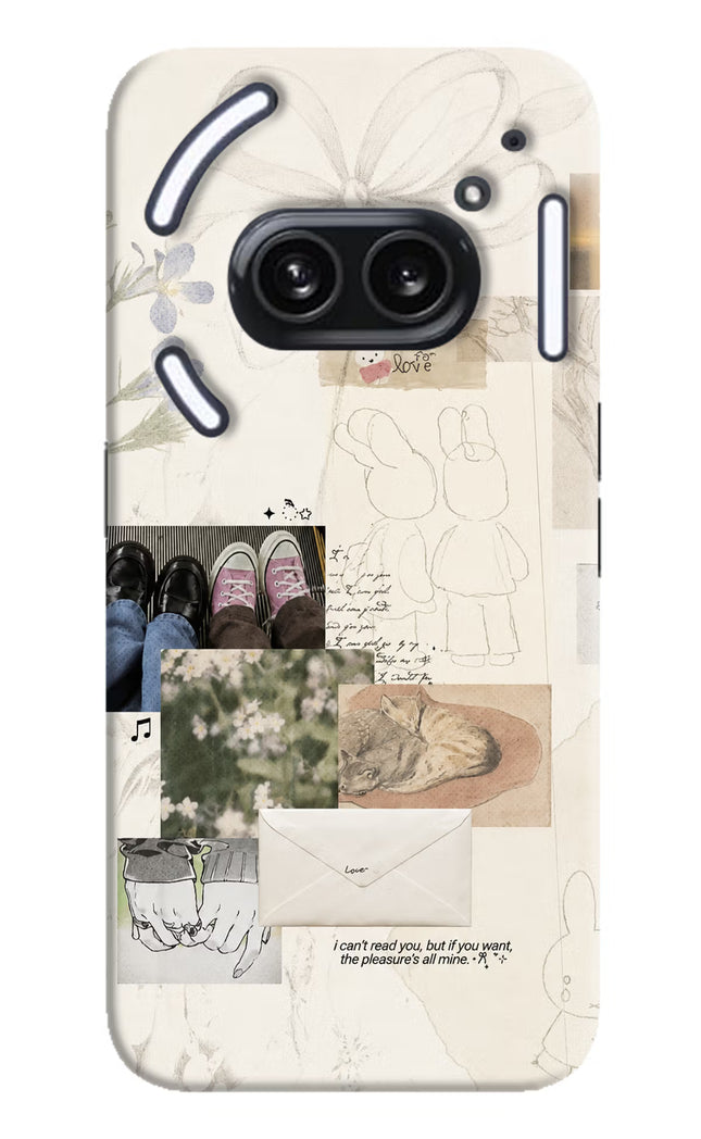 Soft Aesthetic Nothing Phone 2A Plus Hard Case Back Cover by Casekaro