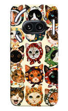 Cool Cat Nothing Phone 2A Plus Hard Case Back Cover by Casekaro