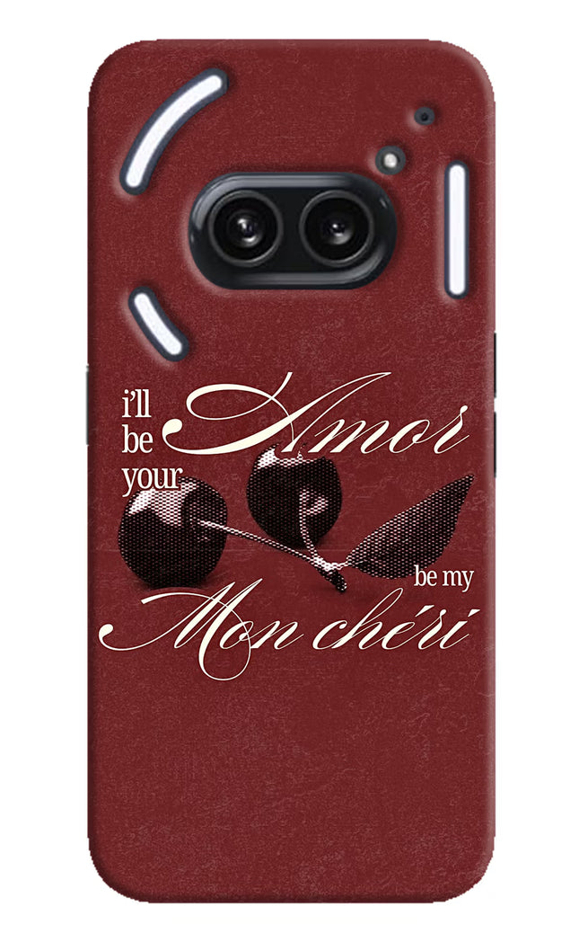 Velvet Cherry Nothing Phone 2A Plus Hard Case Back Cover by Casekaro