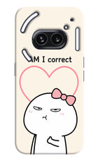 Always Right Nothing Phone 2A Plus Hard Case Back Cover by Casekaro
