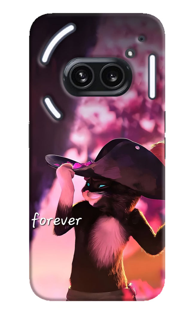 Forever Cat Nothing Phone 2A Plus Hard Case Back Cover by Casekaro